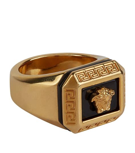 mens versace chains|versace gold ring for men.